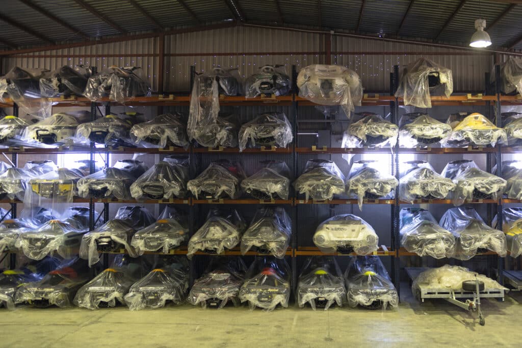 Motos de agua invernadas en nuestras instalaciones