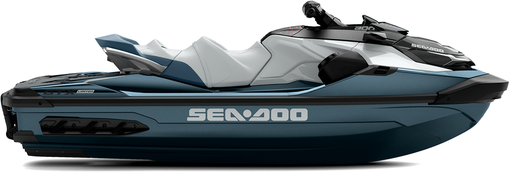 Foto de la nueva moto de agua Sea-Doo GTX Limited 300 2024 en color Blue Abyss