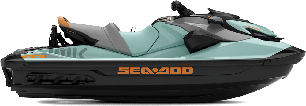 Foto de la nueva moto de agua Sea-Doo Wake 170 CV de perfil